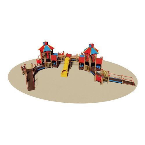 Spielplatzgerät / galvanisiertem Stahl - WONDERS  - Dimo Group Srl - Holz / Polyethylen / HPL