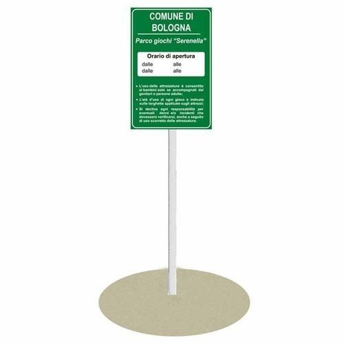 Infotafel für Spielplätze - CARTELLO PARCO  - Dimo Group Srl - mit variabler Anzeige