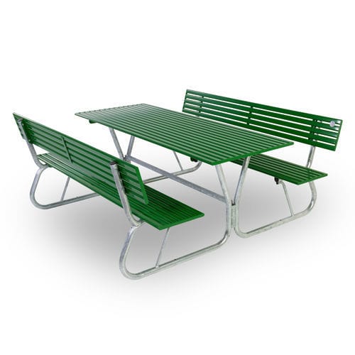 Moderner Picknicktisch - GALAPAGOS - Dimo Group Srl - galvanisiertem Stahl / Gestell aus galvanisiertem Stahl / rechteckig