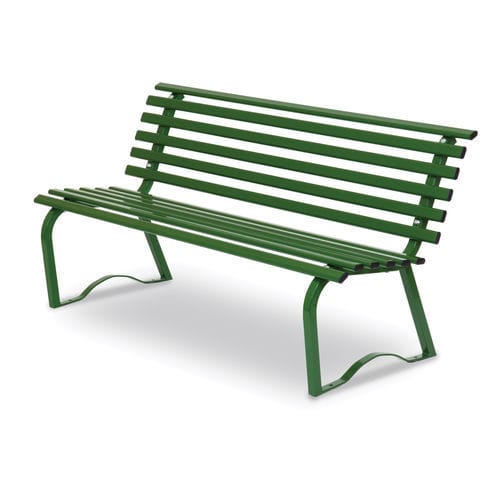 Moderne Bank für den öffentlichen Raum - UNIVERSALE 150 - Dimo Group Srl - galvanisiertem Stahl / mit Rückenlehne / ohne Armlehnen