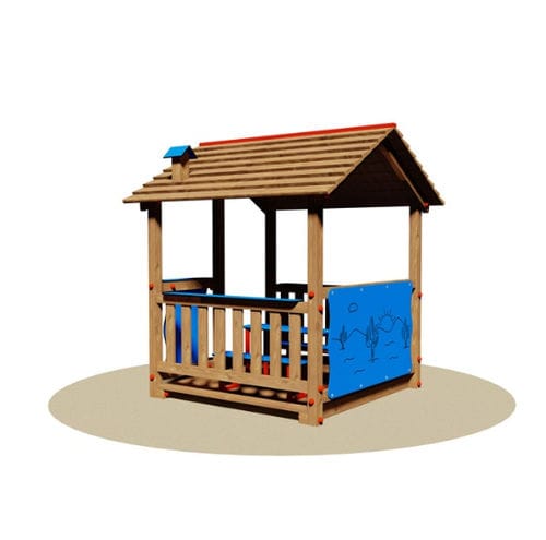 Spielhaus für Spielplätze - NEVADA - Dimo Group Srl - für Garten / bodenstehend
