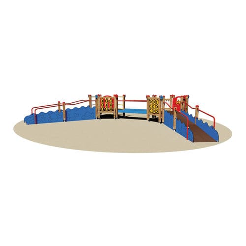 Spielplatzgerät / galvanisiertem Stahl - MULTIACTIVITY - Dimo Group Srl - Holz / HPL / modular