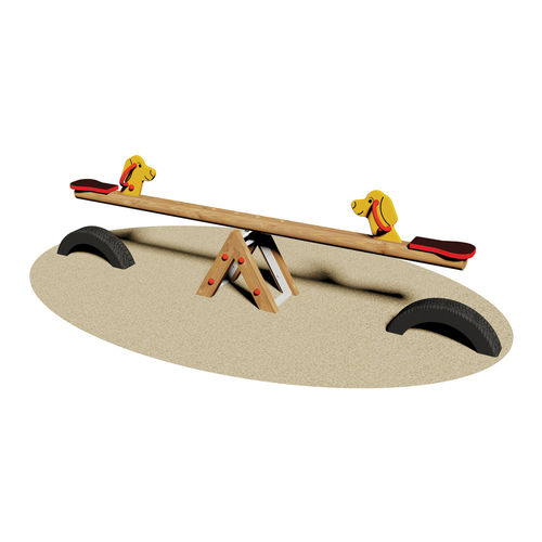 Holzwippe - DOG DOG - Dimo Group Srl - Metall / Spielplatz