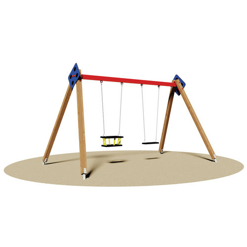 Spielplatz-Schaukel - FLORIDA - Dimo Group Srl - Holz / Metall / HPL