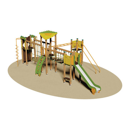 Edelstahl-Spielplatzgerät - DOUGLAS - Dimo Group Srl - Holz / Polyethylen / modular