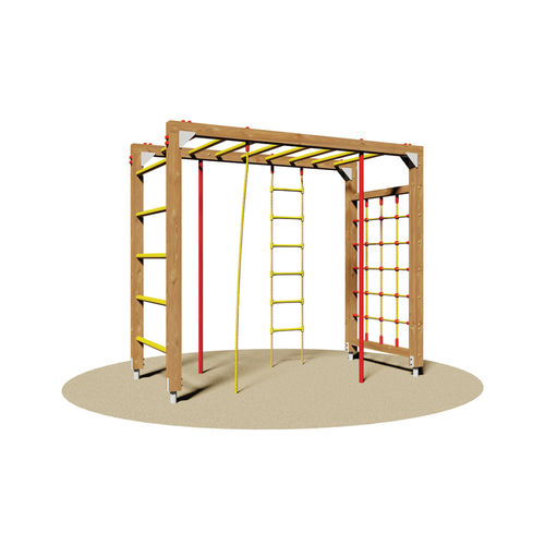 Klettergerüst für Spielplätze - ECUADOR - Dimo Group Srl - Holz / Kordel