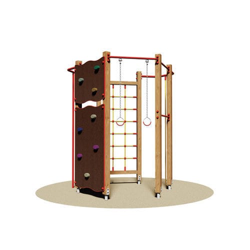 Klettergerüst für Spielplätze - HAWAI - Dimo Group Srl - Holz