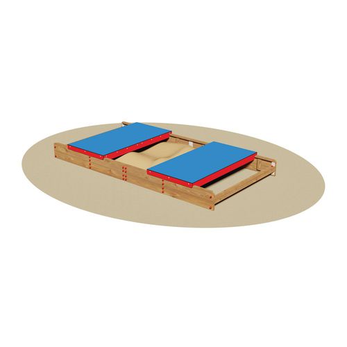 Sandkasten für Spielplätze - COLORADO - Dimo Group Srl - Holz / HPL