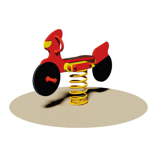 Federwippe / galvanisiertem Stahl - Motorbike  - Dimo Group Srl - Sperrholz / Transport / 1 Person
