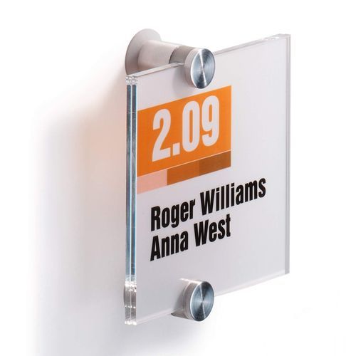 Schild für Tür - 4820 - DURABLE - wandmontiert / Acryl / zur Orientierung
