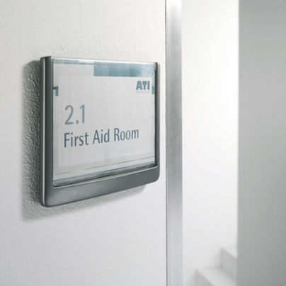 Schild für Tür - 4862 - DURABLE - wandmontiert / Kunststoff / zur Orientierung