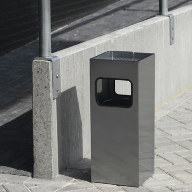 Metall-Abfallbehälter - 3331 - DURABLE - für Außenbereich / für den Innenraum / für öffentliche Bereiche