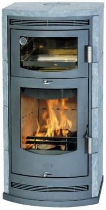 Holz-Kaminofen - BACCARA - Fireplace - modern / Speckstein
