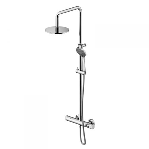 Wandmontiertes Duschsystem - KIT/TS01 - GATTONI RUBINETTERIA - modern / mit Handbrause / thermostatisch