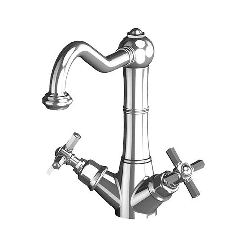 Einhebelmischer für Waschtisch - TR300/18 - GATTONI RUBINETTERIA - Aufsatz / Metall / für Badezimmer
