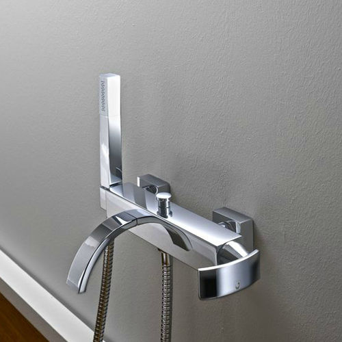 Einhebelmischer für Badewanne - FLAT: 4000 - GATTONI RUBINETTERIA - für Dusche / wandmontiert / aus verchromtem Metall