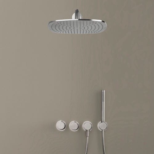 Wandmontiertes Duschsystem - PB SET22THERM - COCOON - modern / mit Handbrause / thermostatisch