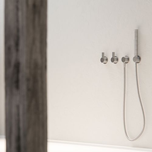 Wandmontiertes Duschsystem - PB SET23 - COCOON - modern / mit Handbrause / Regenstrahl