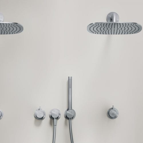 Wandmontiertes Duschsystem - PB SET31 - COCOON - modern / mit Handbrause / Regenstrahl