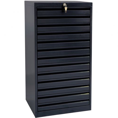 Hoher Aktenschrank - A3, A4 - GURKAN - Metall / mit Schubladen / modern