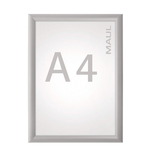 Wandmontierter Werbeträger - MAULSTANDARD  - MAUL - für den Innenraum / anodisiertes Aluminium / Polystyrol