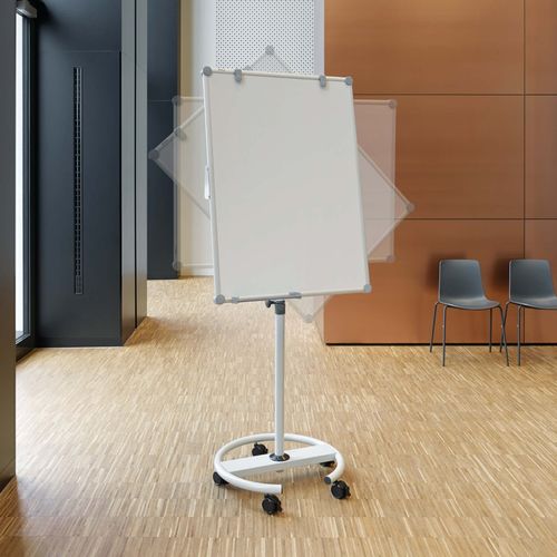 Mobile Tafel - MAULPRO  - MAUL - weiß / löschbar / bodenstehend
