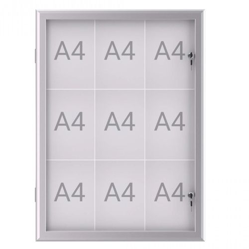 Eingebauter Werbeträger - MAULEXCITE  - MAUL - wandmontiert / für Außenbereich / Glas