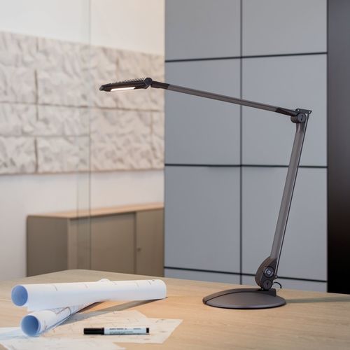Bürolampe - MAULOPTIMUS  - MAUL - anodisiertes Aluminium / Kunststoff / modern