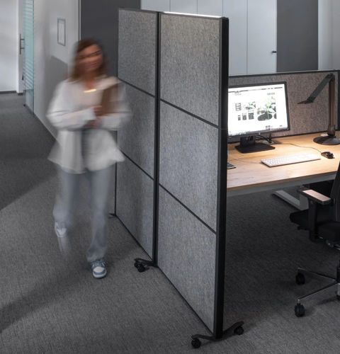 Abnehmbare Trennwand - 9605089 - MAUL - Polyester / für professionellen Einsatz / Büro