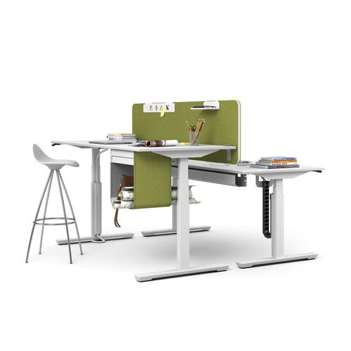 Schreibtisch für Open Space - TCARE - JG Group - wandmontiert / modern / MDF