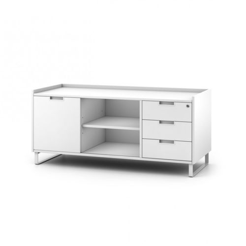 Niedriger Aktenschrank - MAO - JG Group - Holz / melaminbeschichtet / mit Flügeltür