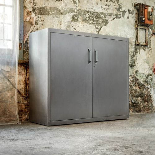 Hoher Aktenschrank - AMT RAW - JG Group - Stahl / mit Flügeltür / modern