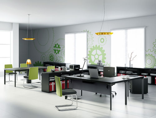 Schreibtisch für Open Space - MODUL - JG Group - modern / Metall / Laminat