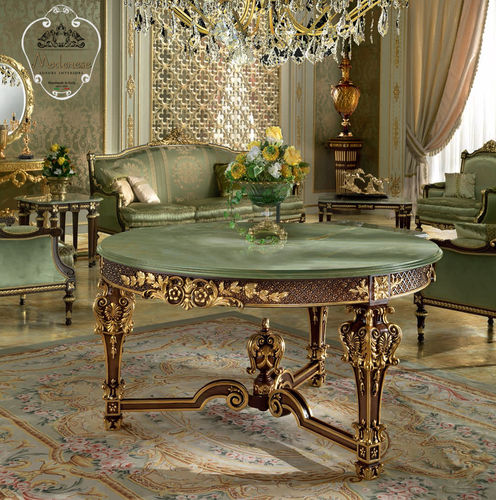 Stiltisch - 14101 - Modenese Luxury Interiors - Massivholz / Gestell aus Massivholz / rund