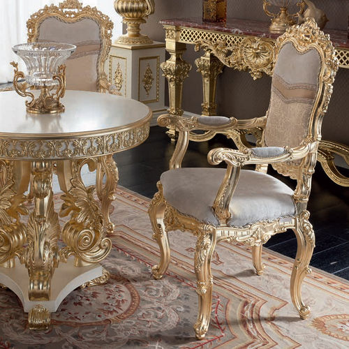Stil-Stuhl - 15505 - Modenese Luxury Interiors - für den Innenraum / Stoff / Massivholz