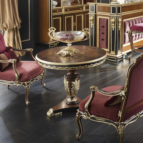 Stiltisch - 16108 - Modenese Luxury Interiors - Massivholz / Gestell aus Massivholz / rund