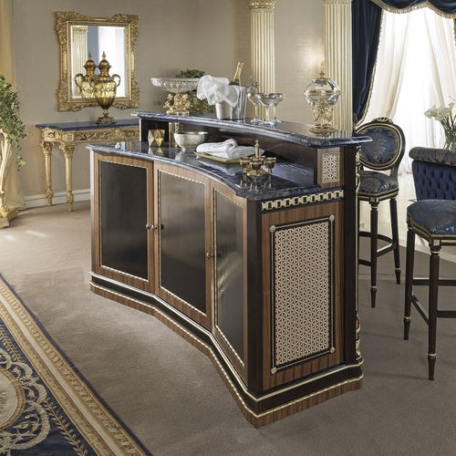 Bartheke - 14113 - Modenese Luxury Interiors - Massivholz / halbrund