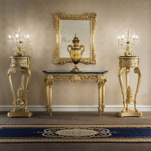 Stil-Konsolentisch - 14671 - Modenese Luxury Interiors - Massivholz / Gestell aus Massivholz / rechteckig