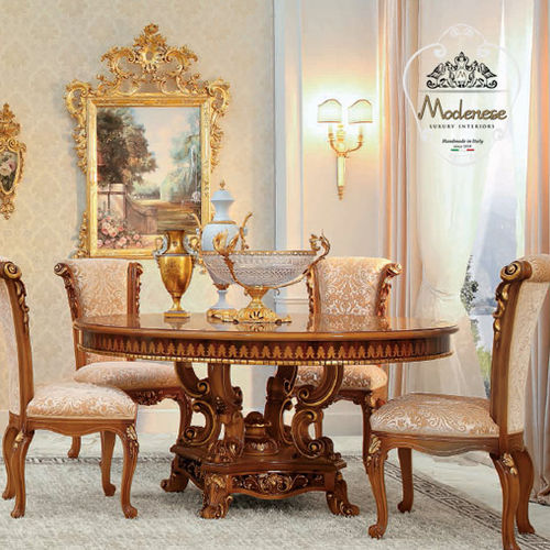 Stiltisch - 14119 - Modenese Luxury Interiors - Massivholz / Gestell aus Massivholz / rund