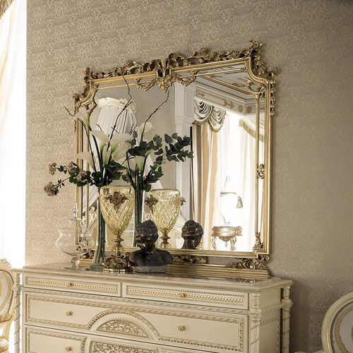 Wandmontierter Spiegel - 14658 - Modenese Luxury Interiors - für Hotels / Stil / rechteckig