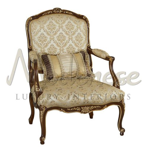 Stilsessel - 15423 - Modenese Luxury Interiors - Stoff / Holz / beige