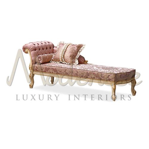 Stil-Récamiere - 15534 - Modenese Luxury Interiors - Stoff / Holz / Gestell aus lackiertem Holz