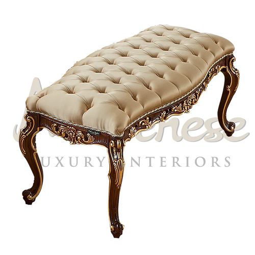 Stil-Bettbank - 15513 - Modenese Luxury Interiors - Holz / Stoff / für Privatgebrauch