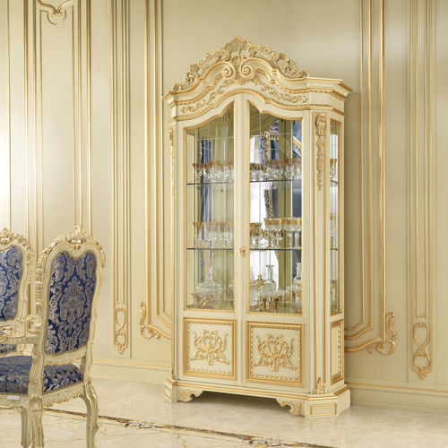 Hohes Sideboard - 16126 - Modenese Luxury Interiors - klassisch / Holz / mit Schwingtür