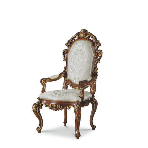 Klassischer Esszimmerstuhl - 16552 - Modenese Luxury Interiors - für den Innenraum / Holz / Stoff
