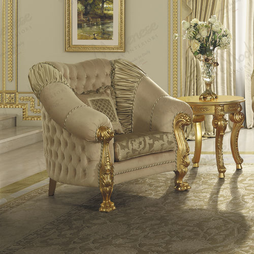 Klassischer Sessel - 16447 - Modenese Luxury Interiors - Stoff / Holz / Holz