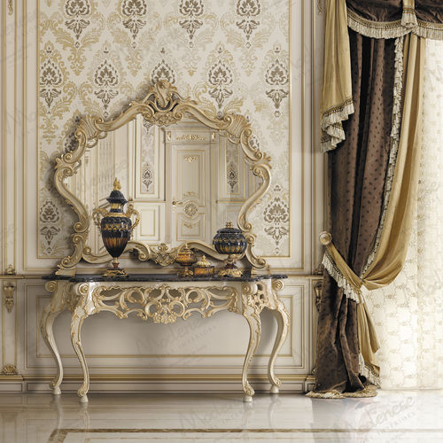 Klassischer Konsolentisch - 16605 - Modenese Luxury Interiors - Holz / Marmor / für Privatgebrauch
