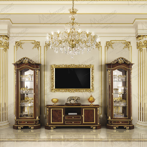 Klassische Vitrine - 16113-16119 - Modenese Luxury Interiors - Holz / für Hotels