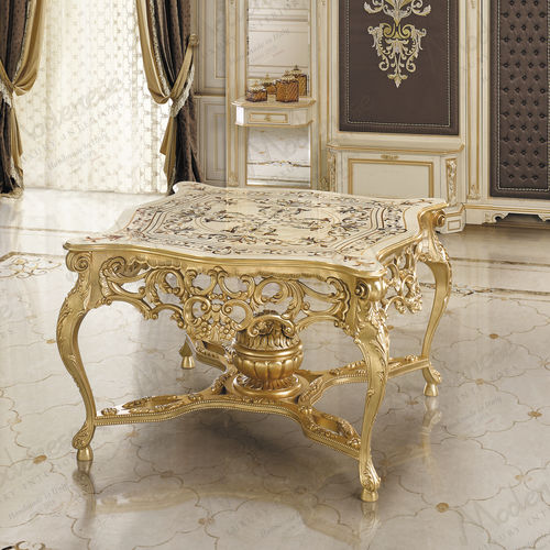 Klassischer Tisch - 16101 - Modenese Luxury Interiors - Holz / Gestell aus Holz / quadratisch