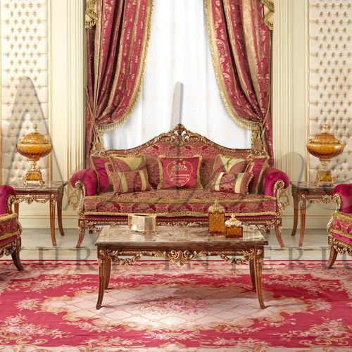Stil-Sofa - 15463 - Modenese Luxury Interiors - Stoff / Holz / Made in Italy